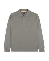 Men's Full Sleeve Polo - Smoke Grey